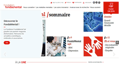 Desktop Screenshot of fondation-fondamental.org